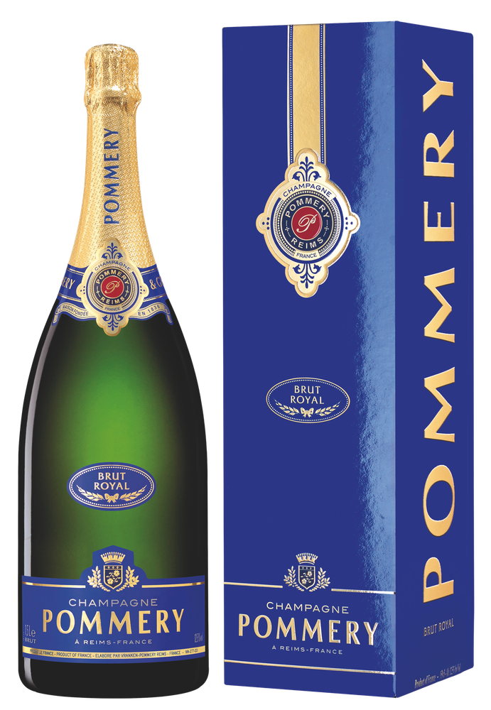 Champagne Pommery Brut Royal Magnum ( incl Gift Box )