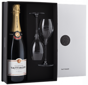 Champagne Taittinger Gift Pack + Glazen